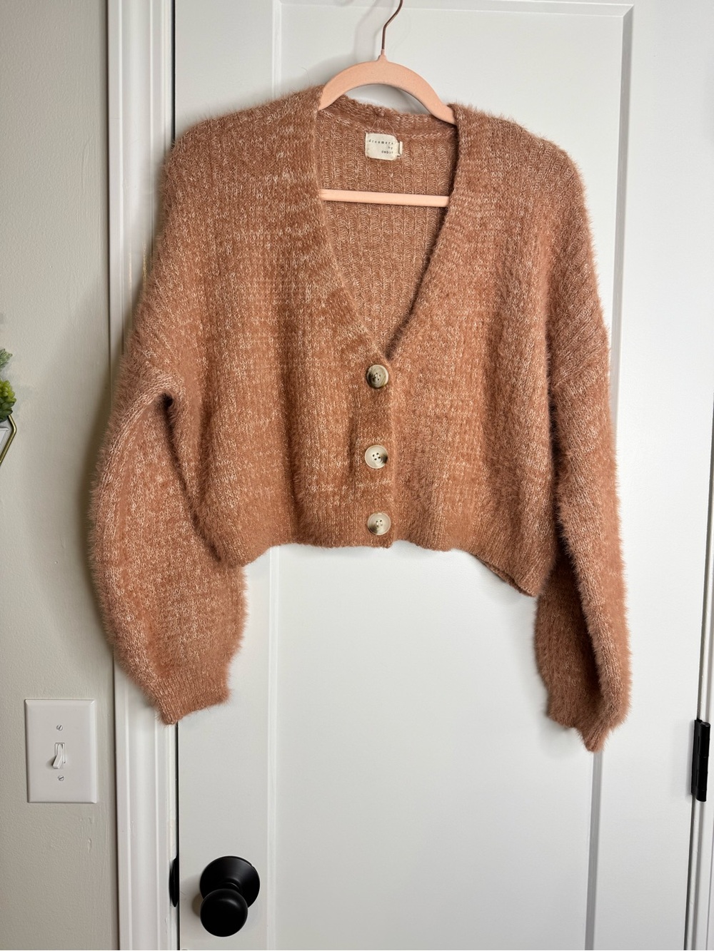 dreamers by debut Soft Marled Cardigan Sweater